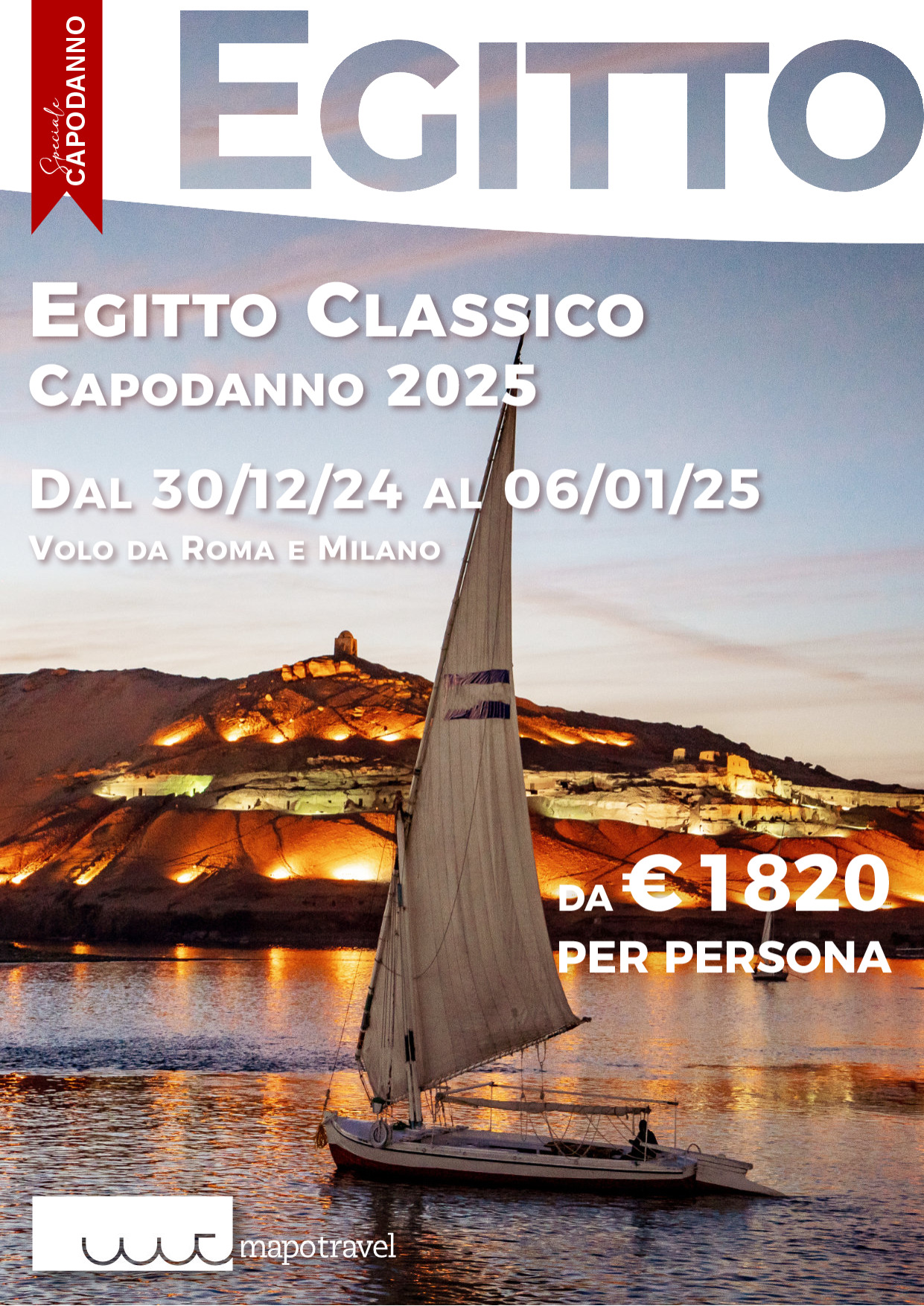 Capodanno - Egitto Classico partenza 30 Dicembre