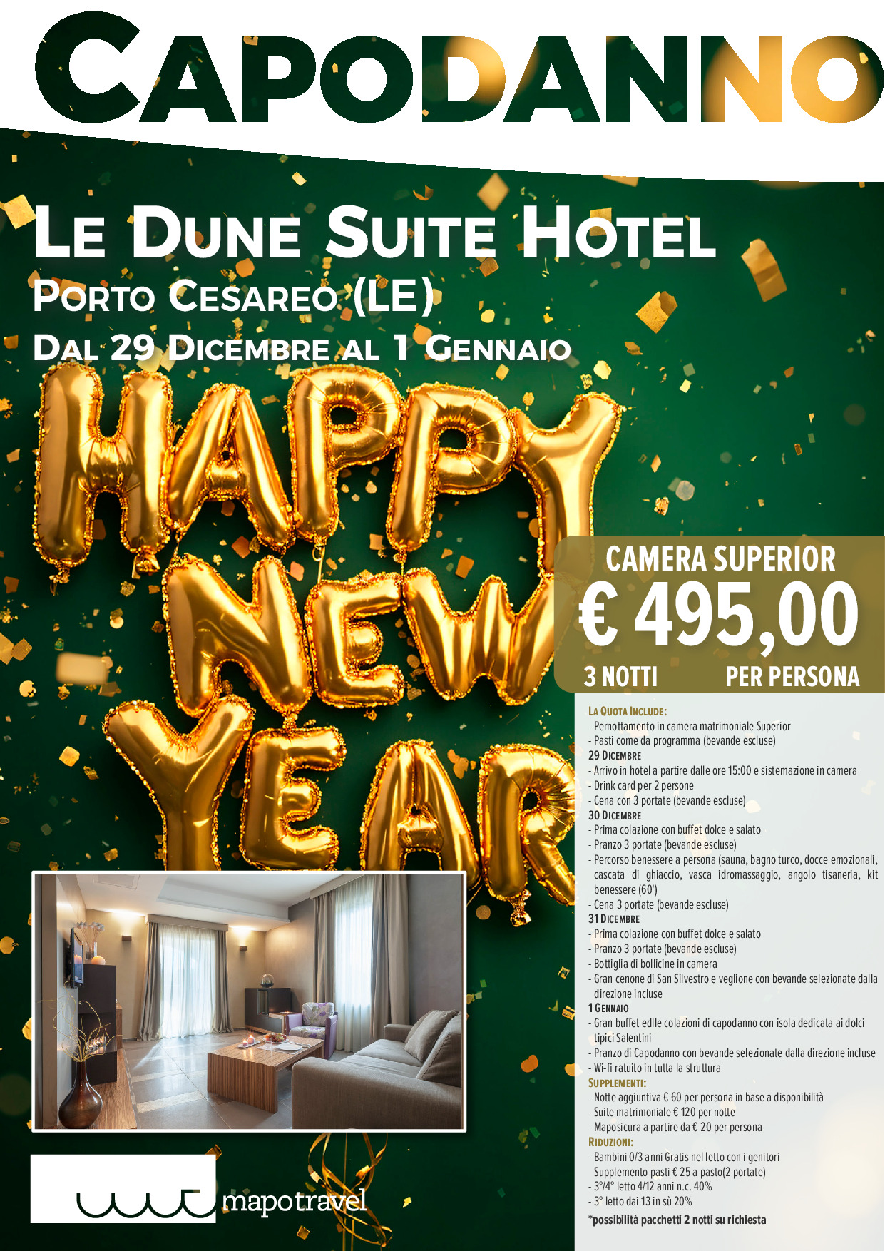 Capodanno - Le Dune Suite Hotel