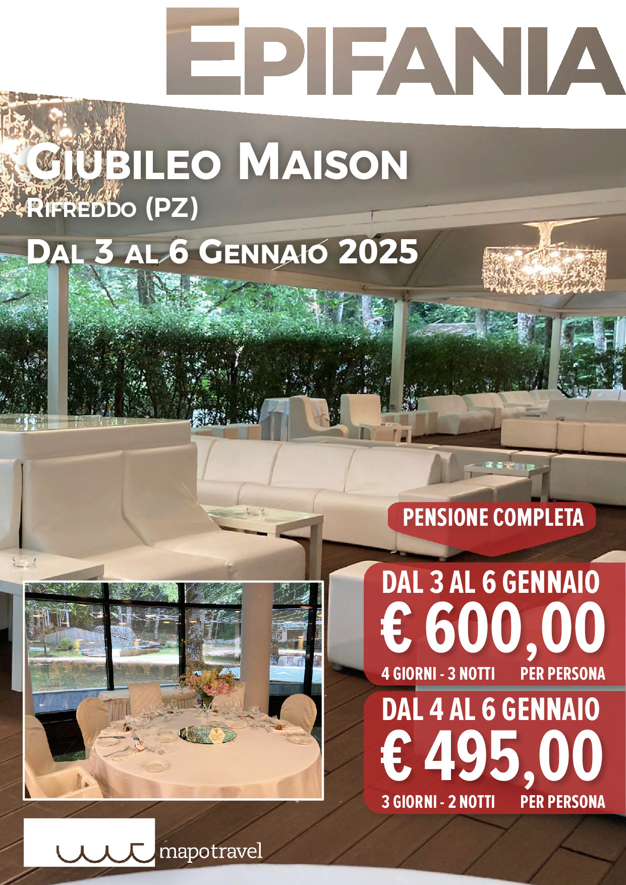 Epifania - Hotel Giubileo Maison dal 3 al 6 Gennaio