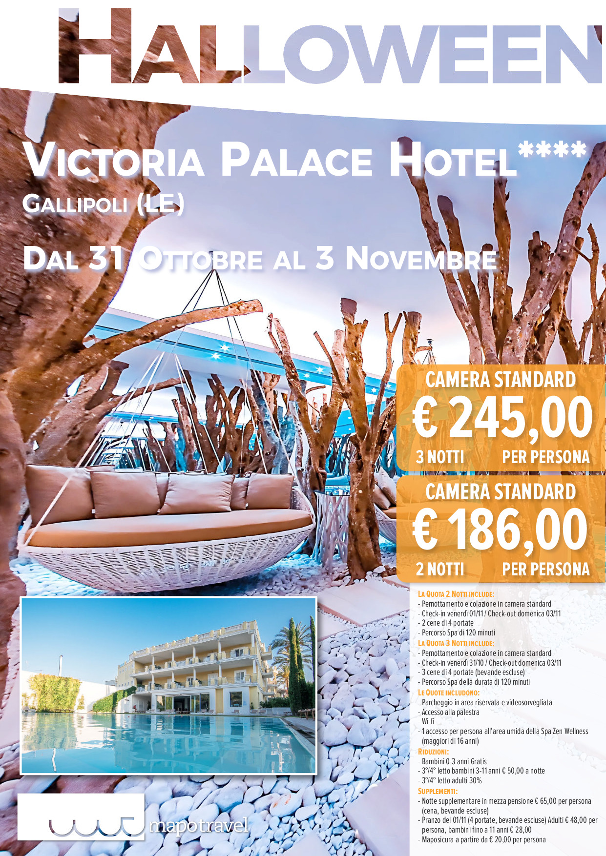 Halloween a Victoria Parc Hotel