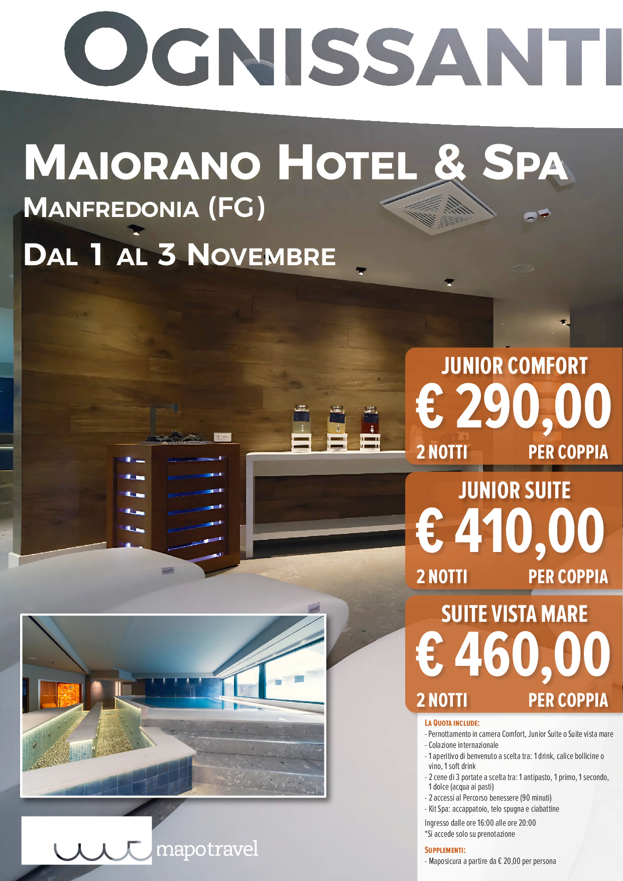 Ognissanti a Hotel Maiorano e Spa - Dal 1 al 3 Novembre