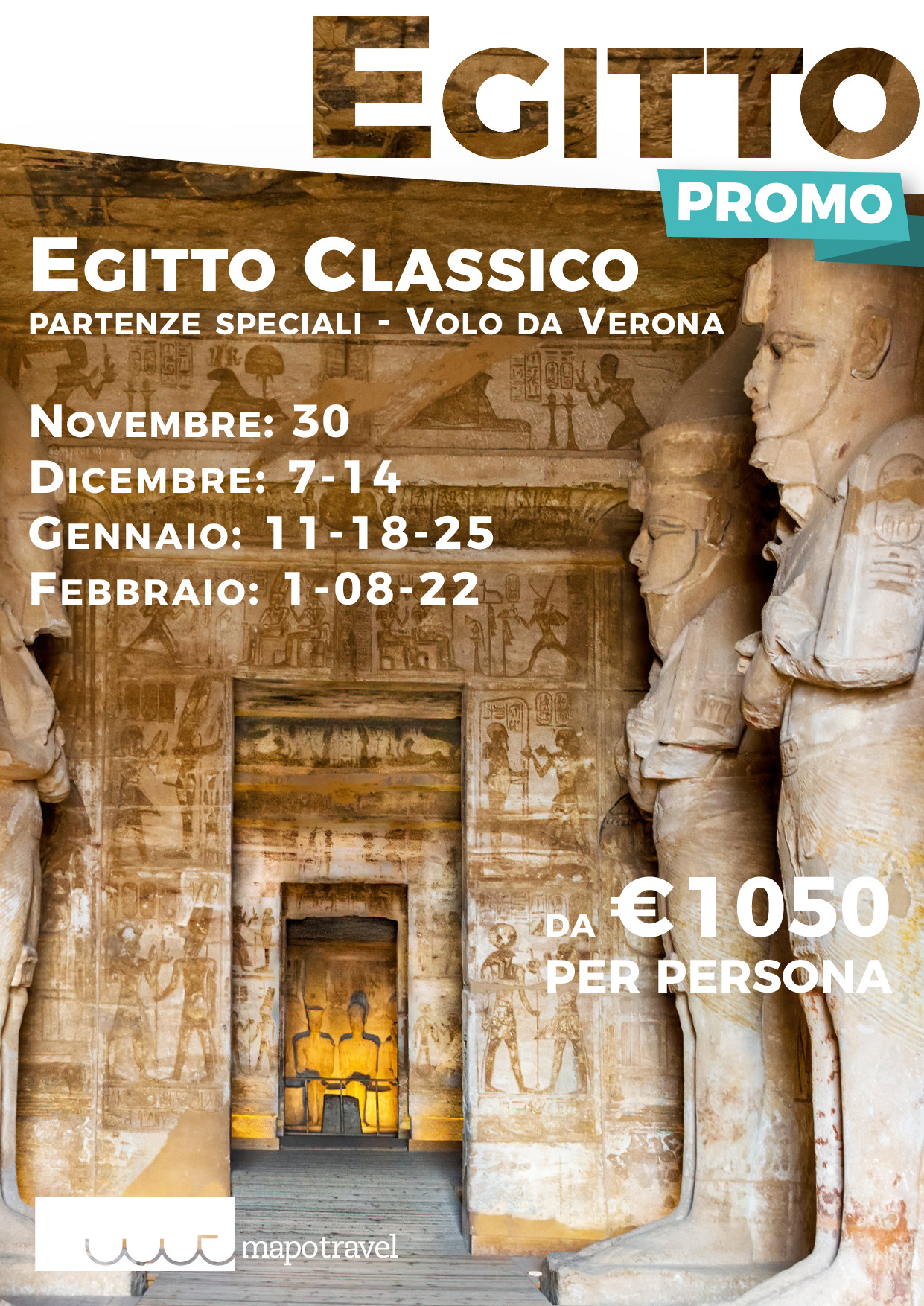 Promo Egitto Classico - Partenze Speciali da Verona