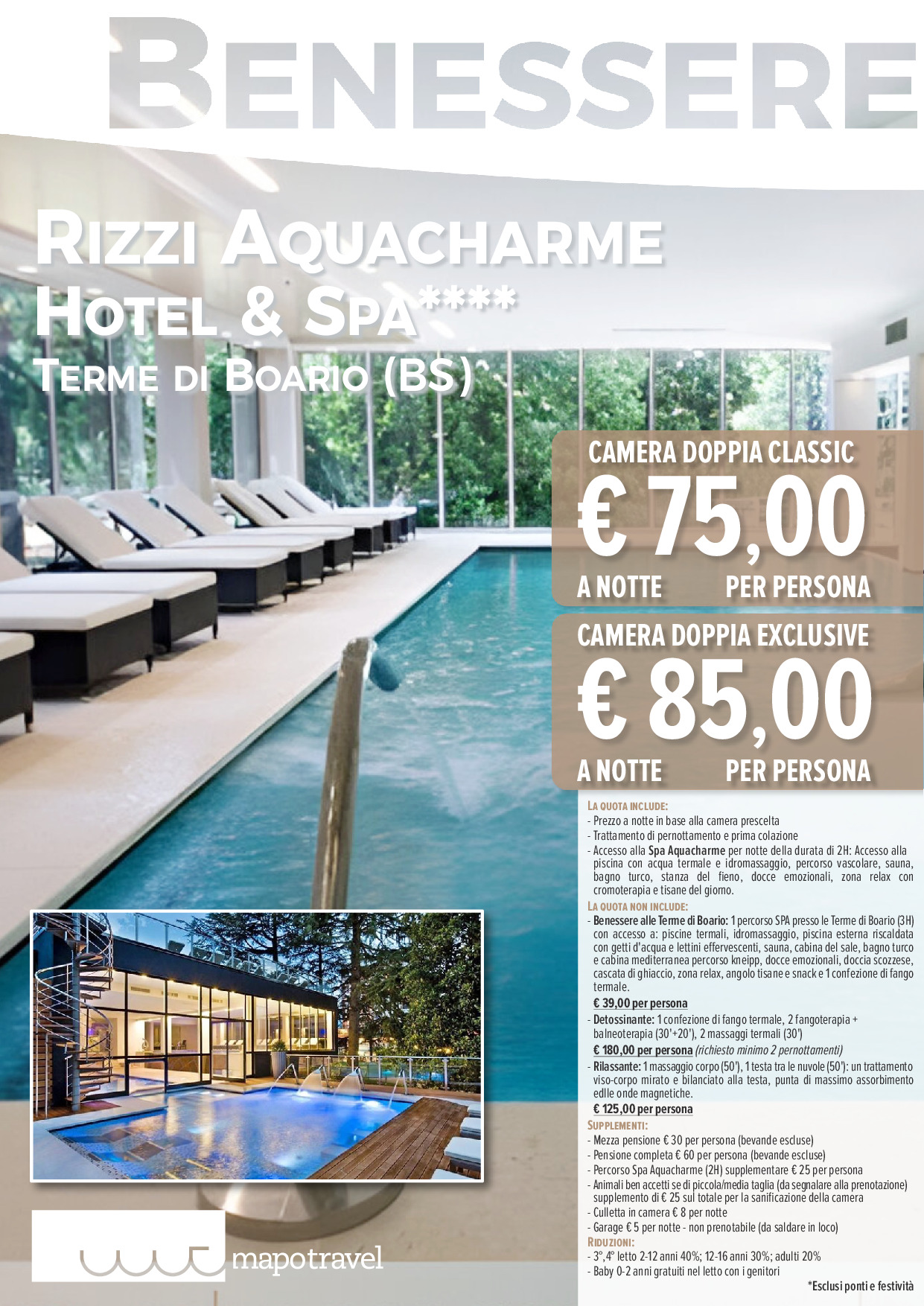 Rizzi Aquacharme Hotel e Spa - Terme di Boario