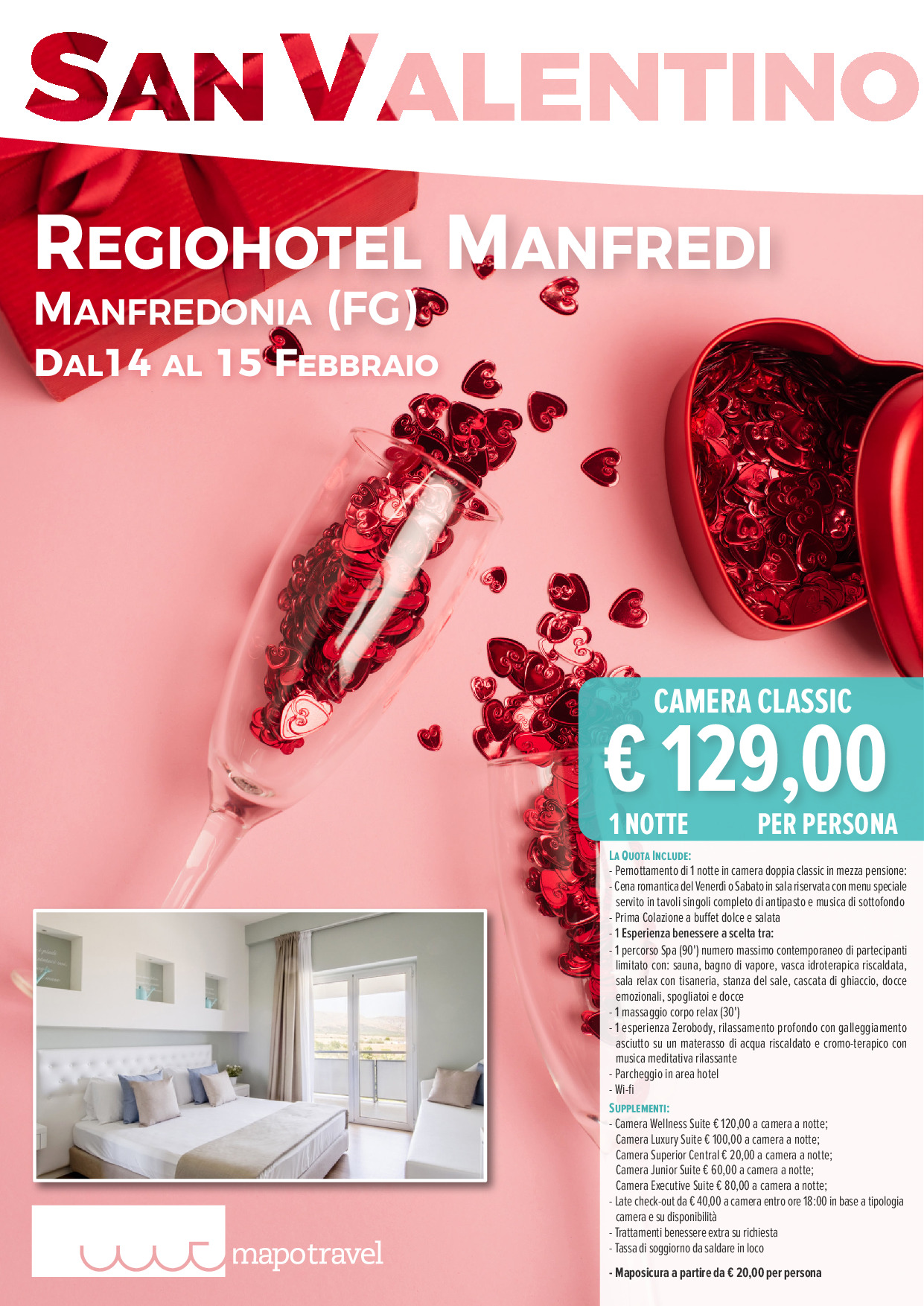 San Valentino a Regiohotel Manfredi